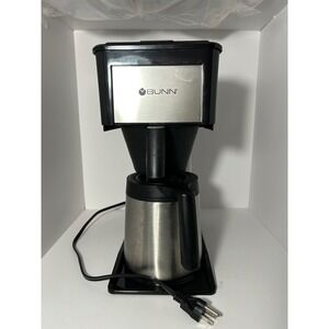 Bunn Coffee Maker with Thermal Carafe Stainless Steel Black velocity brewer